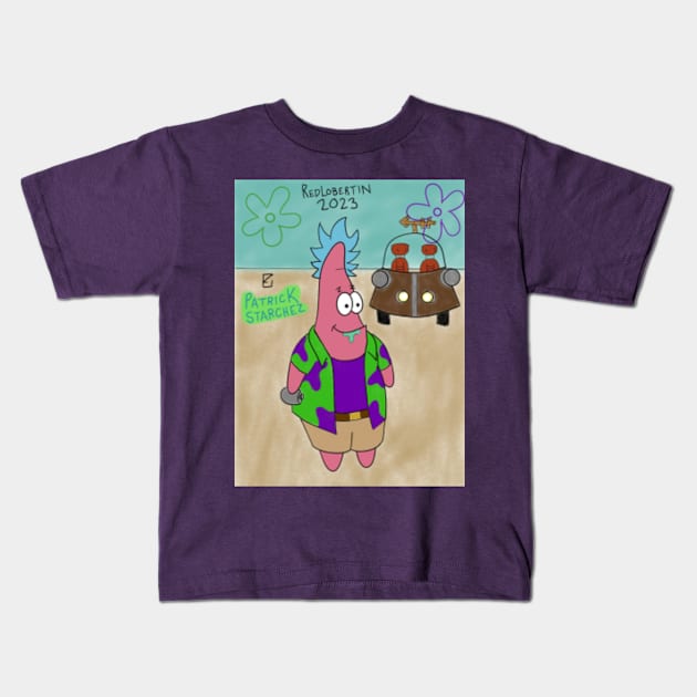 Patrick Starchez Kids T-Shirt by RedLobertin